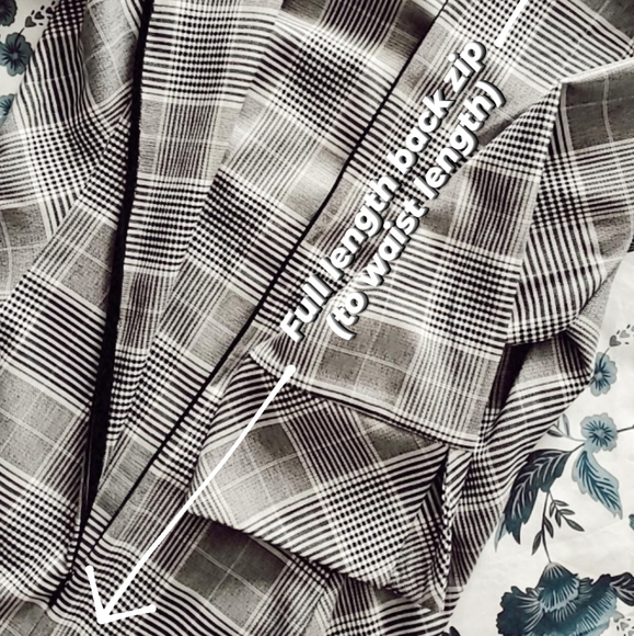 H&M Sheath Checker-blocked Black/White Dress - Picture 8 of 10